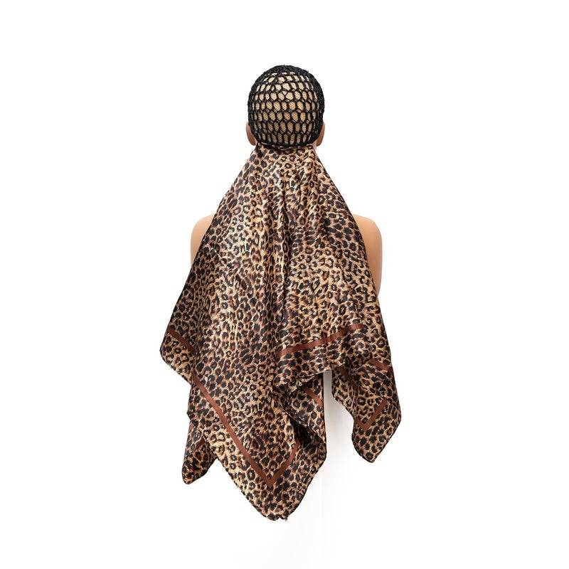ROSEBONY غطاء شعر مع وشاح، عناية بالشعر بدون حرارة، غطاء استحمام (لون-3) - Image 1